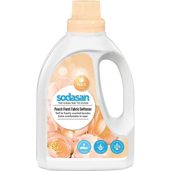 Natuurlijke Wasverzachter Perzik 750ml – Ecologisch Zacht en Fris