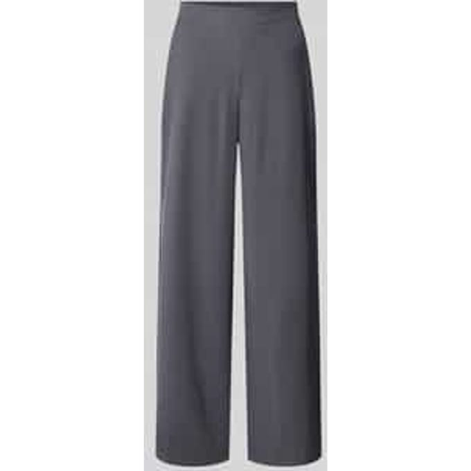 Stoffen broek van viscosemix met elastische band