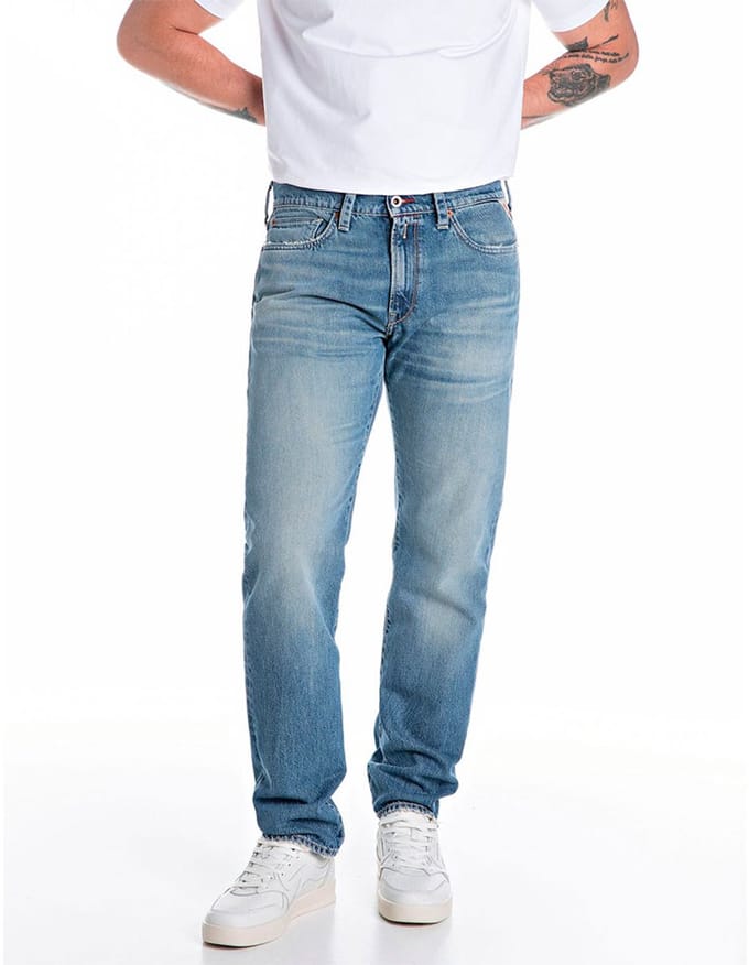 Replay M1038r.000.814838 Spijkerbroek Blauw 30 / 30 Man