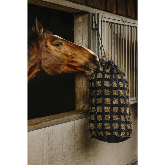 HIPPOTONIC WEBBING SLOWFEEDER HOOIZAK Donkerblauw