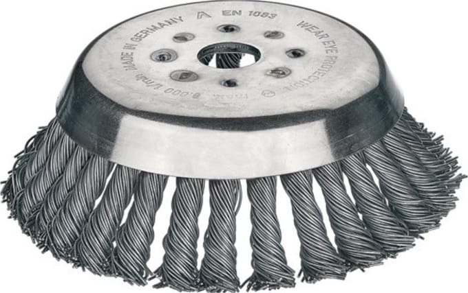 Lessmann - Staaldraadborstel - 180 mm - 0,5 mm Draaddikte