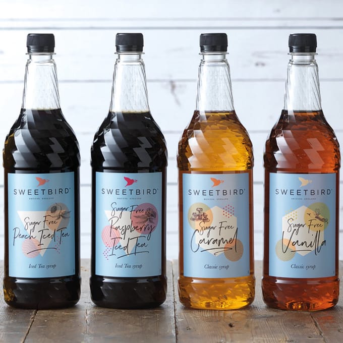 Koffiesiroop Sweetbird Caramel Sugar-Free, 1 l