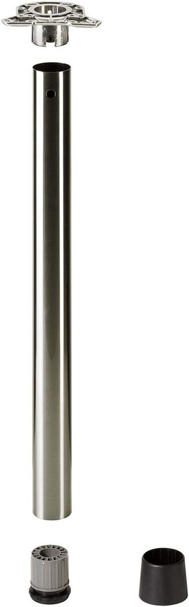 Set Tafelpoten RVS Look Verstelbaar Hoogte 1200mm - Sterk en Duurzaam
