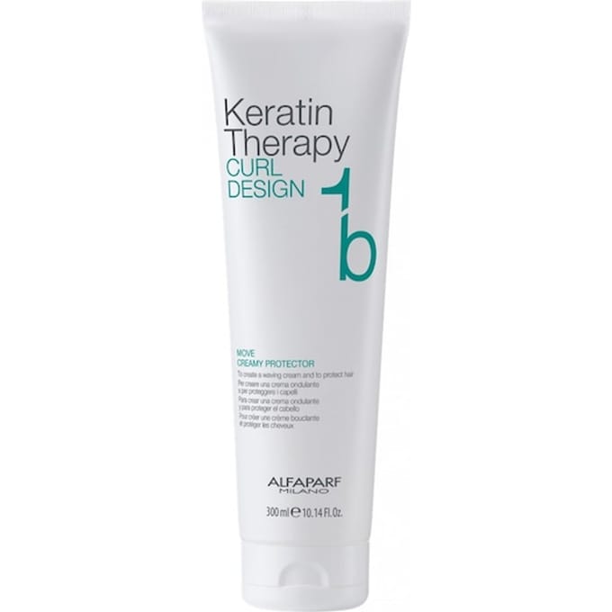 Alfaparf Milano Keratin Therapy Curl Design Move Creamy Protector Haarcrème & stylingcrème Unisex 300 ml