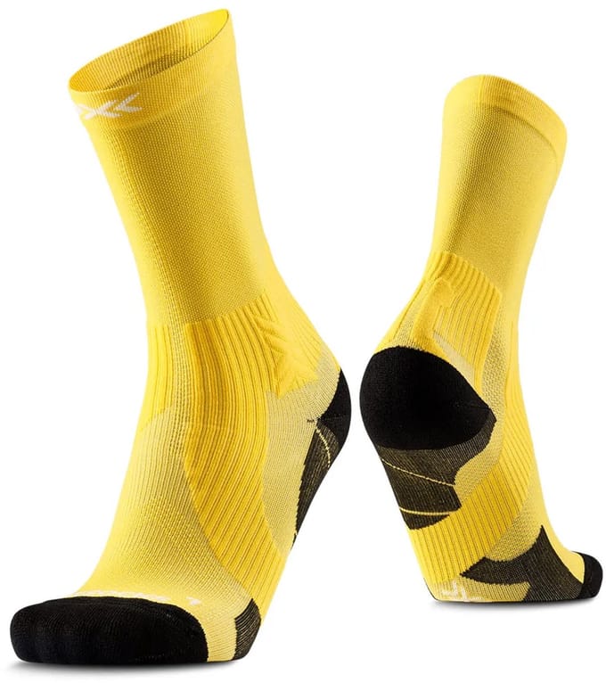 X-socks Run Perform Crewsokken Geel EU 45-47