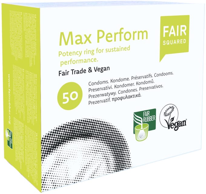 Fair Squared MaxPerform eco fair trade condooms 50 stuks