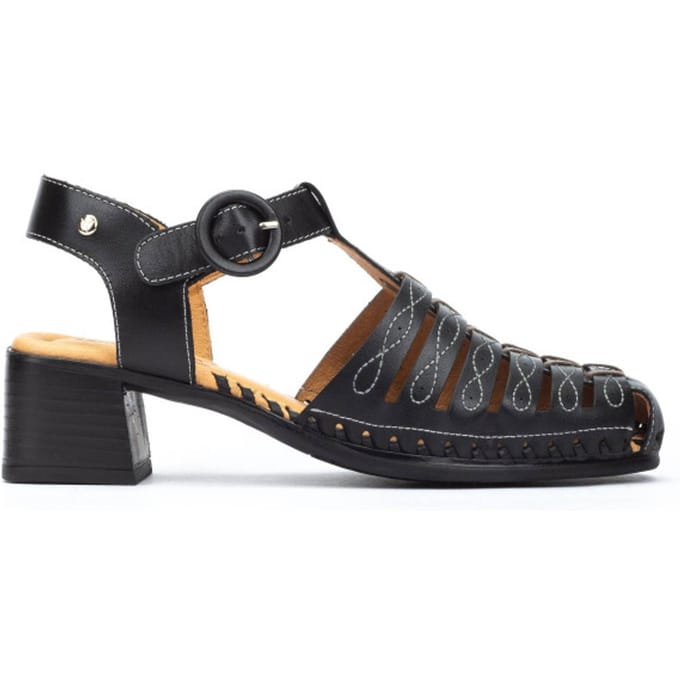 Pikolinos Romana - dames sandaal - Zwart - maat 41 (EU) 8 (UK)