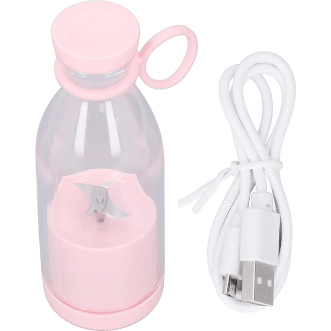 Mini Blender Elektrisch Batterijgevoed USB Blender Draagbare Juicer voor Buitenreizen L white