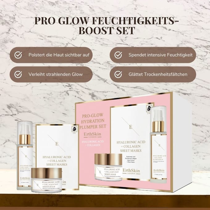 ErthSkin London Pro Glöh Hydratatie Set