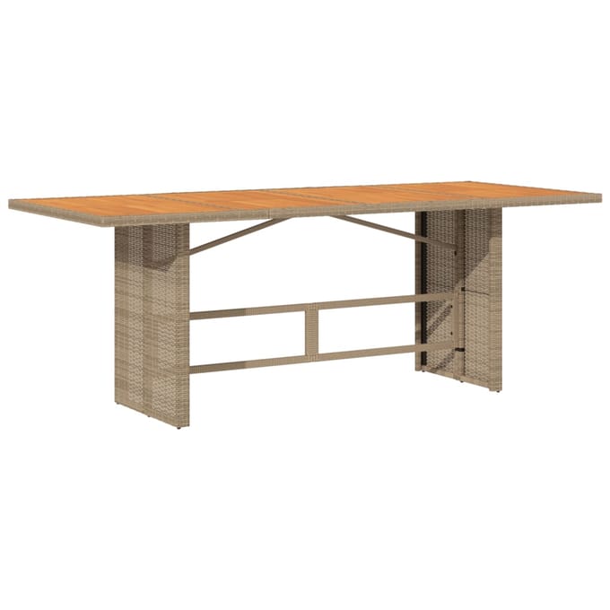 vidaXL - 9-delige - Tuinset - met - kussens - poly - rattan - gemengd - beige