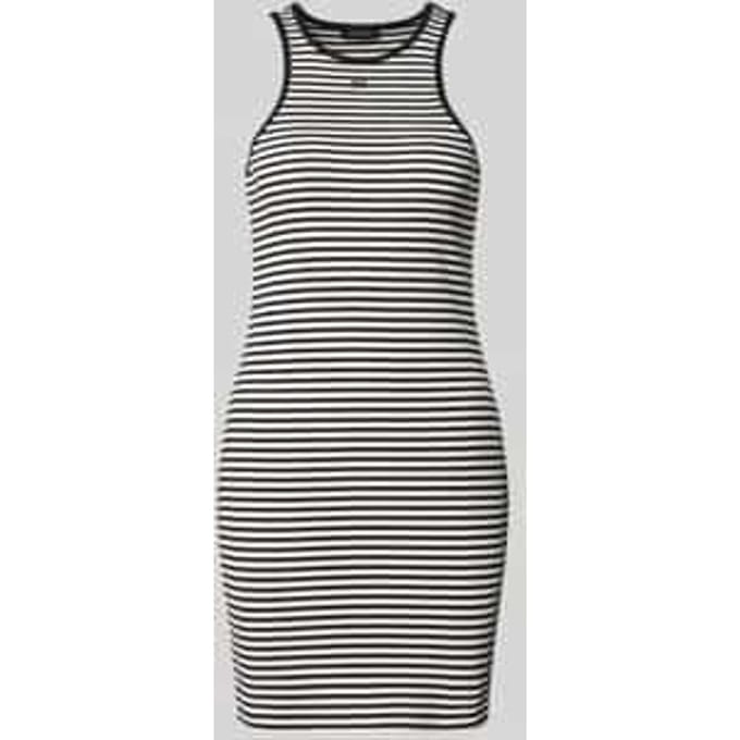 slim fit jurk in brei-look