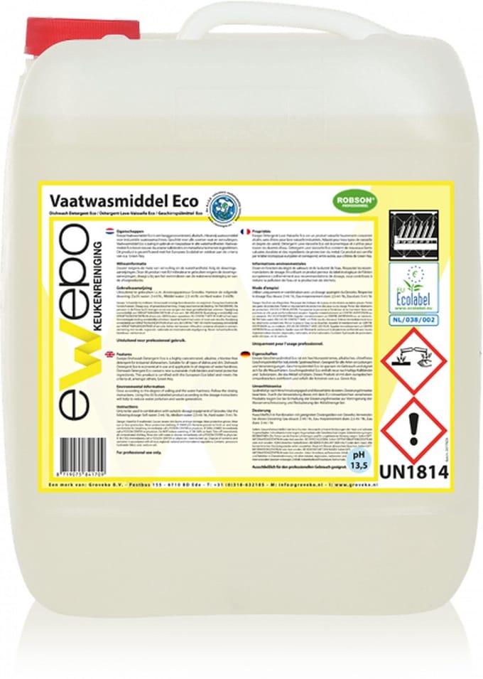 Ewepo Vaatwasmiddel Eco 20 liter Ewepo