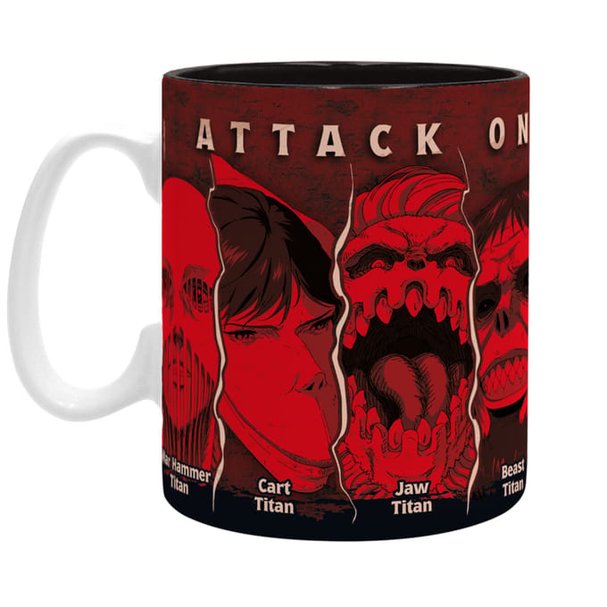 Attack On Titan - Anime Kop - All Titans - voor Geen - meerkleurig