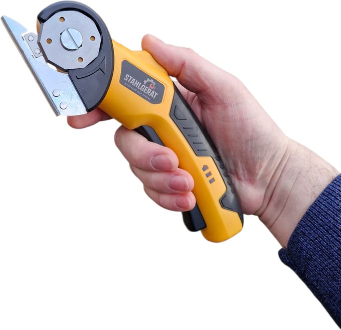Elektrische schaar - Oplaadbaar - Tapijtschaar - Leerschaar - Kartonschaar