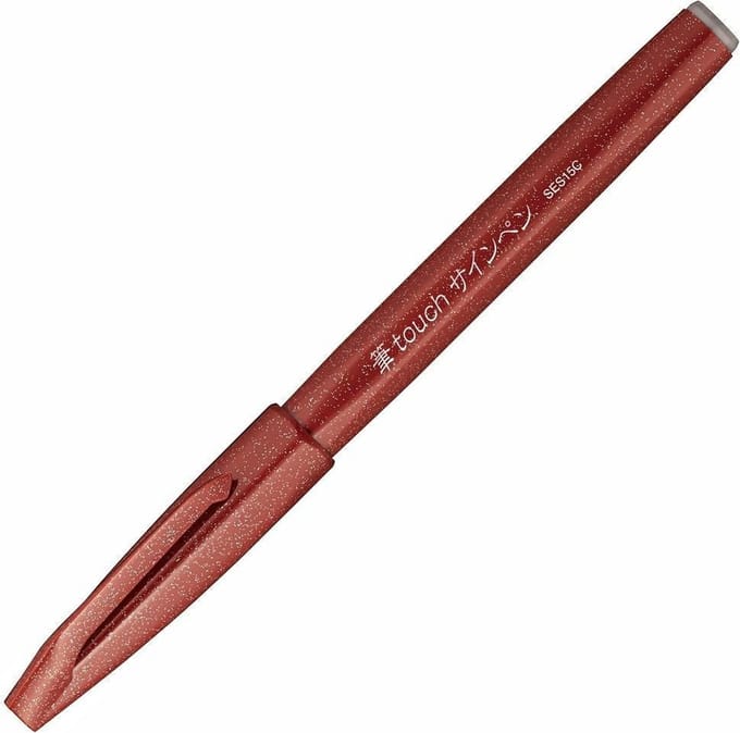 Pentel Brush Sign SES15C Bruin