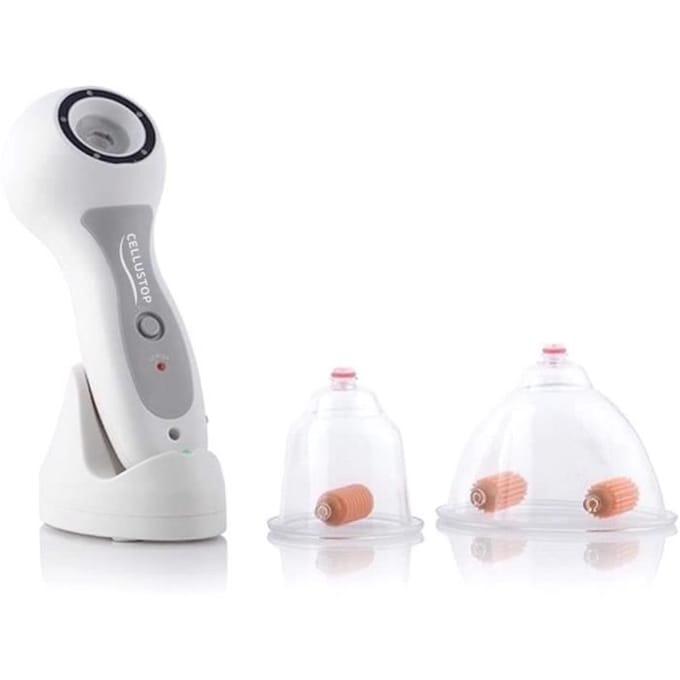 Appareil anti-cellulite - CELLUSTOP - Vacuothérapie (massage sous-vide) - 2 ventouses - Léger ABS