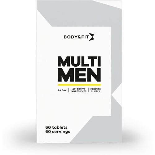 Body & Fit Multi Men - Multivitamine Man - Voedingssupplement voor Mannen - 60 Tabletten