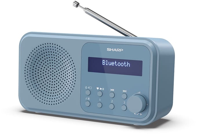 Sharp Tokyo DR-P420 - DAB portable radio - Bluetooth - DAB/DAB+/FM - Mono