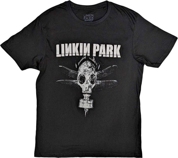 Linkin Park - Gas Mask Heren T-shirt - S - Zwart