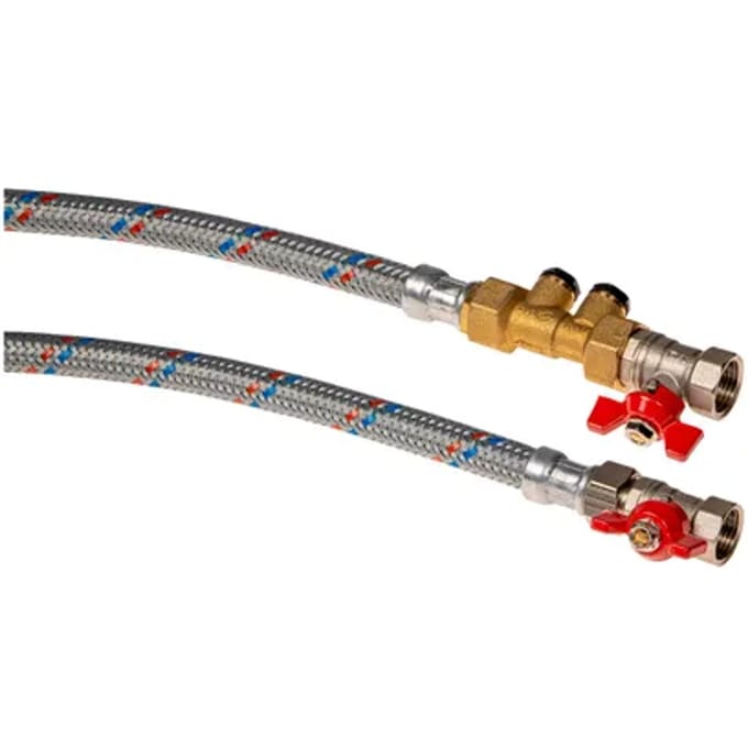 Sanivesk Vulslangset Met Vulkraan 1/2"f X 1/2f 80cm