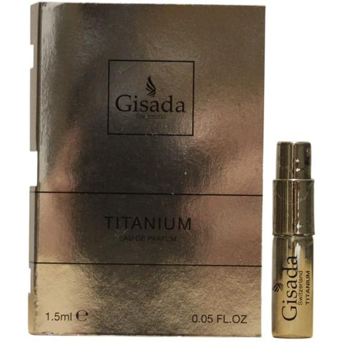 Gisada, Titane, Eau De Parfum, Unisexe, 1.5 ml *Échantillon