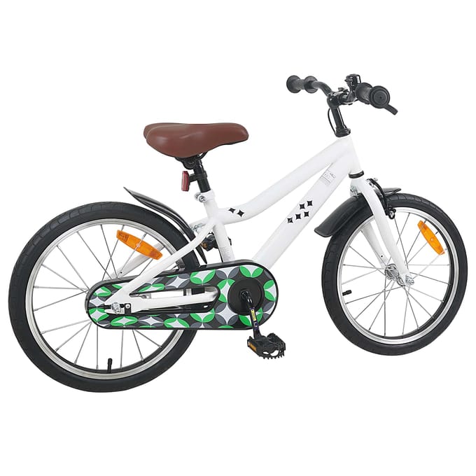 vidaXL - Kinderfiets - 18 - Inch - voor - 5-7 - jaar - oud - Wit