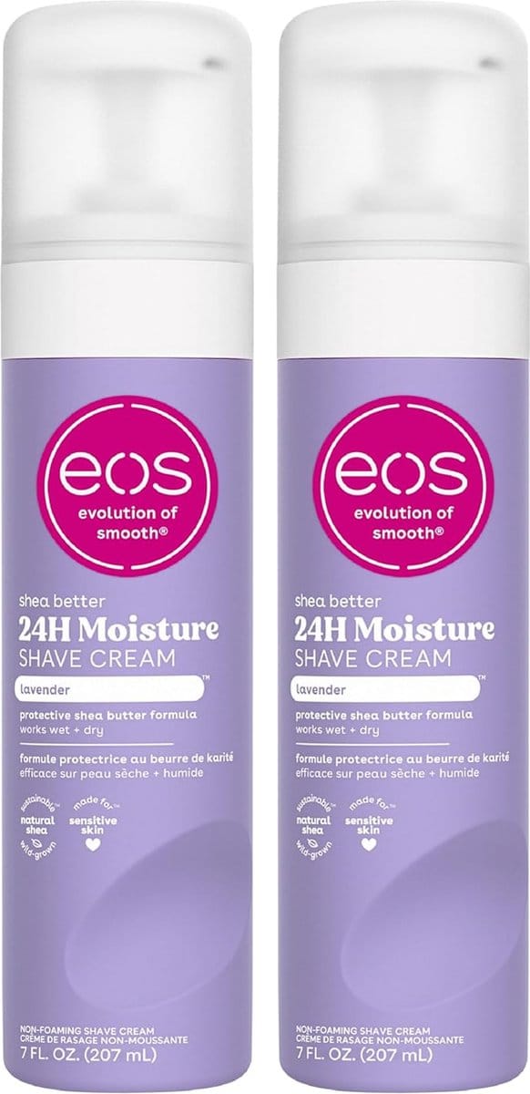 eos Shea Better Shave Cream – Lavender – Scheercrème – 414 ml