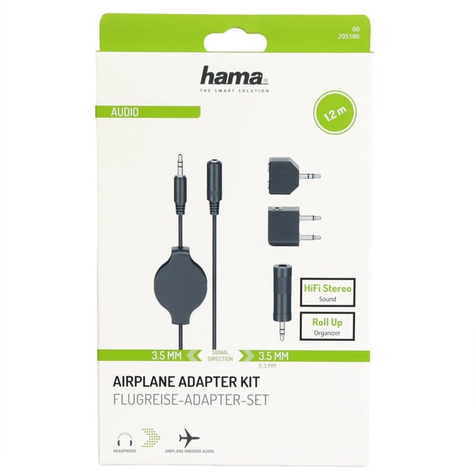 Hama Vliegreisadapter-set 4-delig