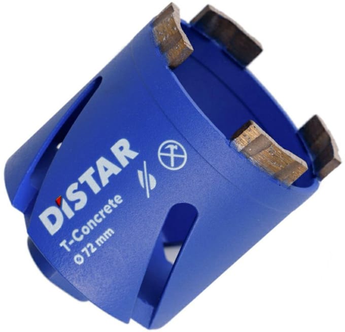 Distar T-Concrete Serie - Diamantboor - 72mm - Voor Beton en Gewapend Beton