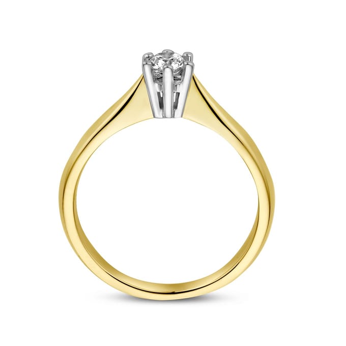Ring Diamant 0.20ct H Si