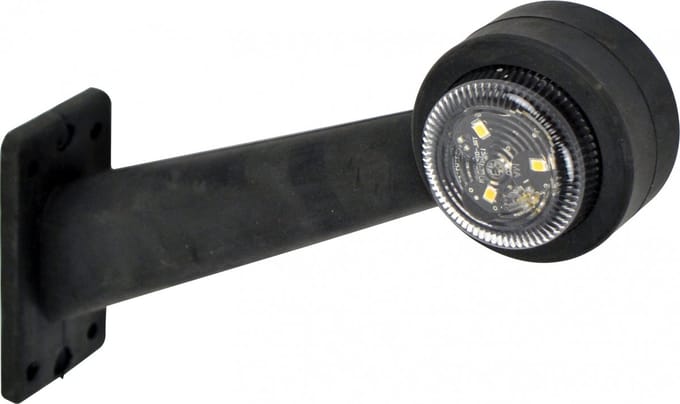 Carpoint Breedtelicht 10-30V Links 200mm - Rood/wit