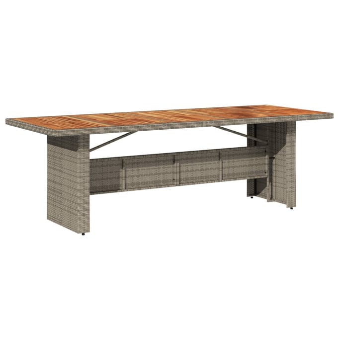vidaXL - 9-delige - Tuinset - met - kussens - poly - rattan - grijs