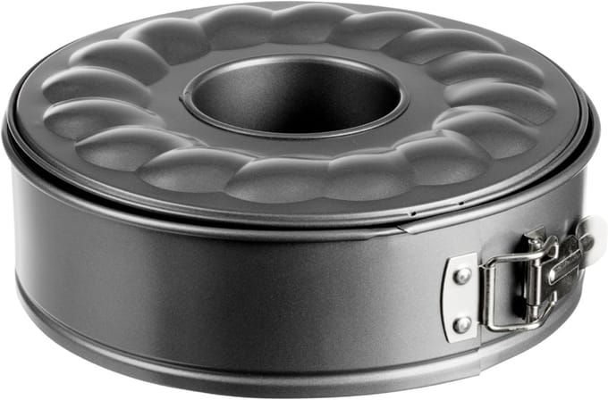 GastroMax springvorm-set met 2 bodems, van carbonstaal, 240 mm