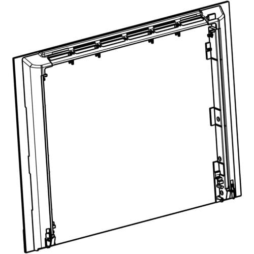 AEG voorste glas, inox, Leonard, 594x465mm 140242365280
