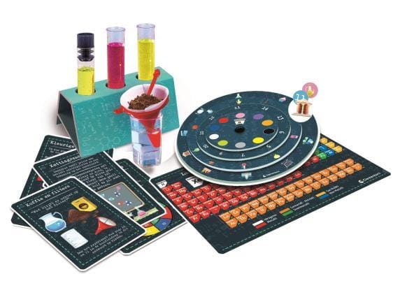 Clementoni Wetenschap & Spel - Mysterieuze Scheikunde - Experimenteerdoos - Mini Laboratorium - met Raadsels en Experimenten - 8+ Jaar