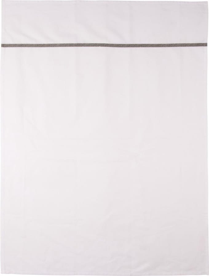 Briljant Baby Ledikant Laken Minimal met Bies - 100x150 - Grijs