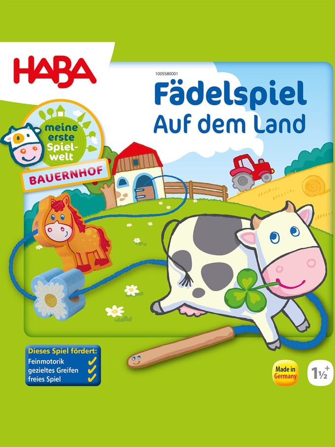 HABA Lernspielzeug Fädelspiele
