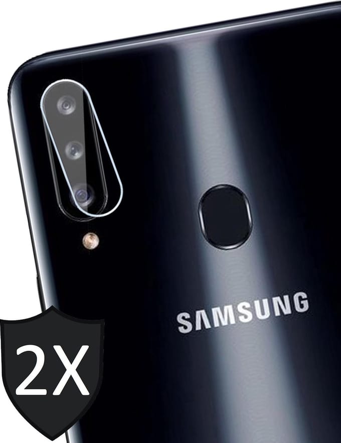 Camera Screenprotector geschikt voor Samsung A20s - 2x Screen Protector Glas