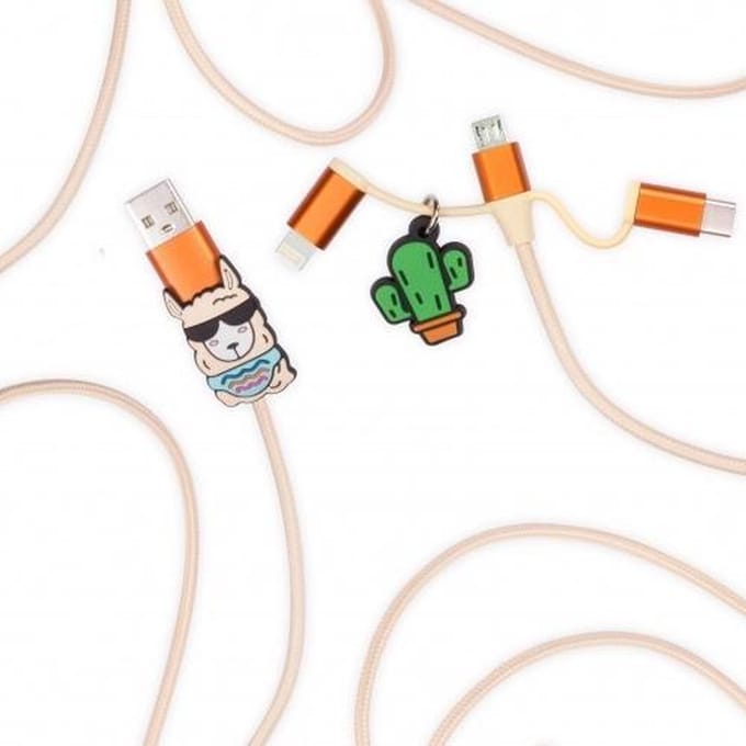 Thumbsup! Lama 3-in-1 Kabel Beige