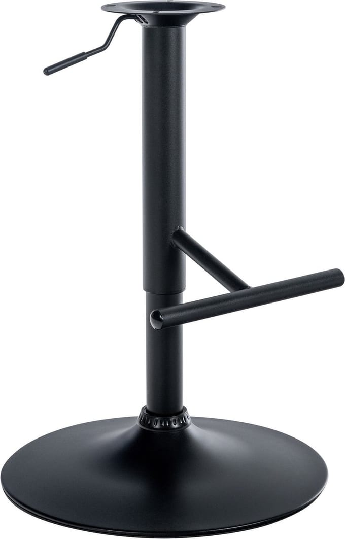 CLP Vervangend T-onderstel voor barkruk - Barkruk frame - zwart