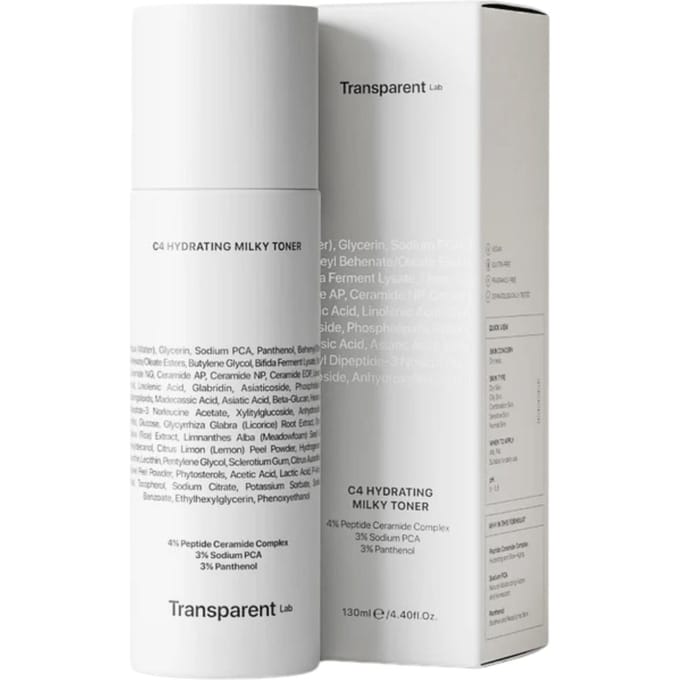 Transparent Lab C4 Hydrating Milky Toner 130 ml - tonik nawilżający