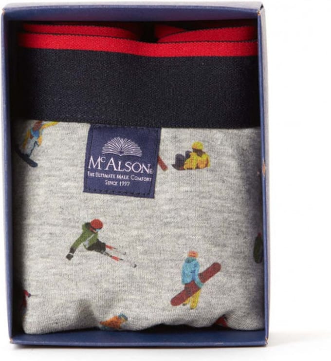 McAlson Boxershort Aansluitend Multicoulered Skiers multicolor L