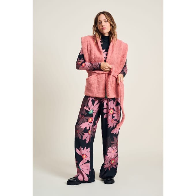 POM Amsterdam Gilet - Teddy Dusty Pink Größe: 44 | Gilets Outlet | Damen | Rosa