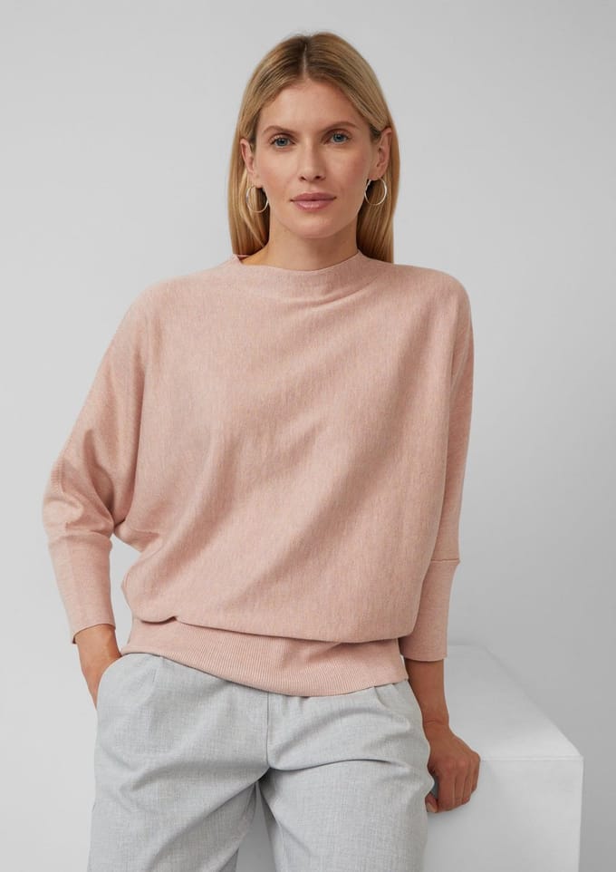 s.Oliver BLACK LABEL - Dames pull - Maat L - Vrouwen - Bruin - Viscose