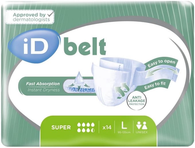ID Expert Belt Super Large - 4 paquets de 14 protections