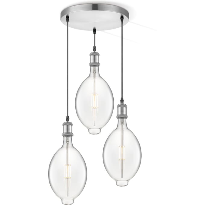 Home sweet home hanglamp Vintage 3L Oval - helder