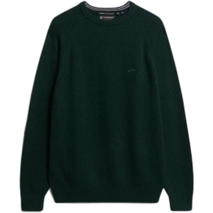 Superdry Wool Blend Jumper Sweater Heren - Maat L