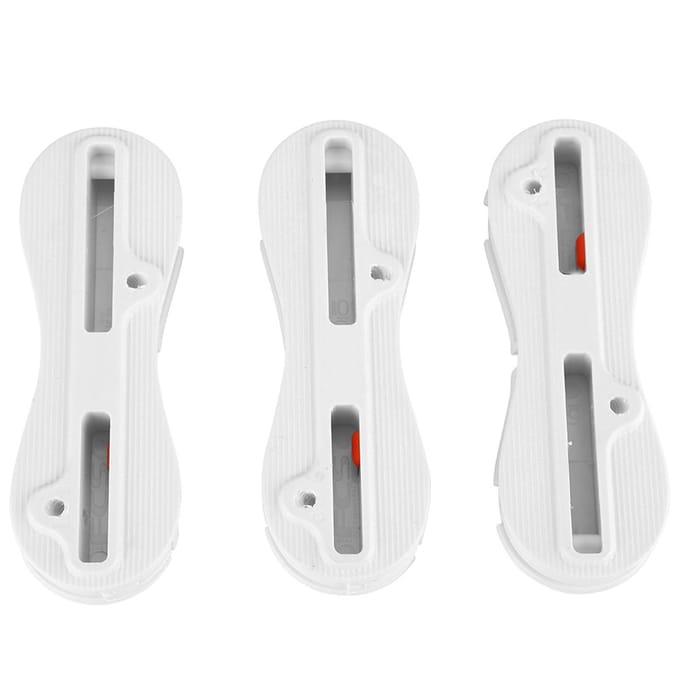 Nieuwe Surfboard Fin Trough Fusion Plug Schroef Surfboard 2 Vin Plug 3 stuks Een Set white