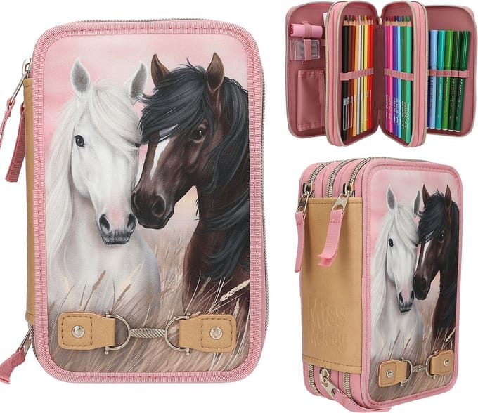 Depesche - Miss Melody 3-vaks etui - DUSTY ROSE