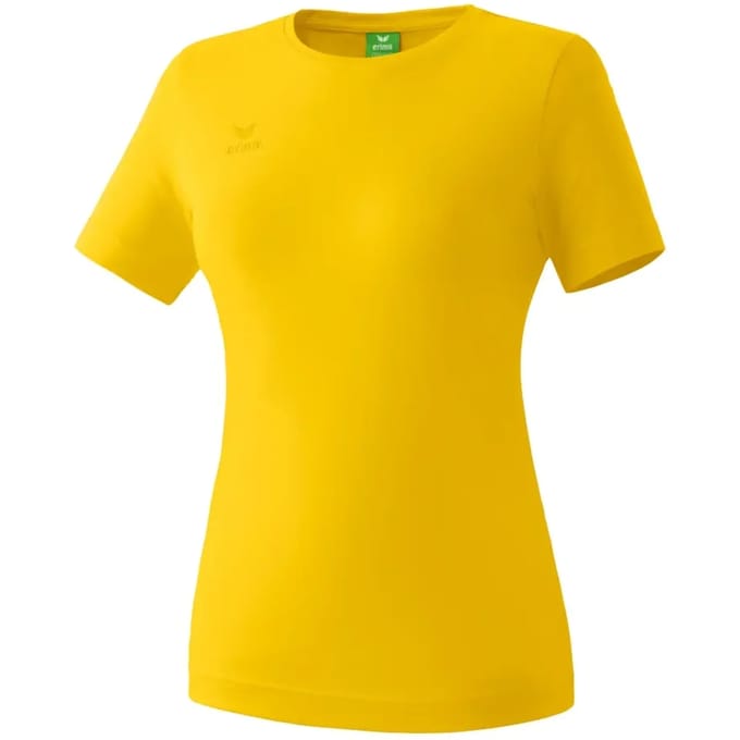 Erima Teamsport T-Shirt Dames - Geel | Maat: 38
